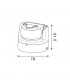 Detector Movimiento Inca De Pared/Techo 12m IP44 Blanco
