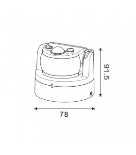 Detector Movimiento Inca De Pared/Techo 12m IP44 Blanco