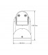 Detector Movimiento Proin De Pared/Techo 12m IP44 Blanco