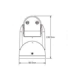 Detector Movimiento Proin De Pared/Techo 12m IP44 Blanco