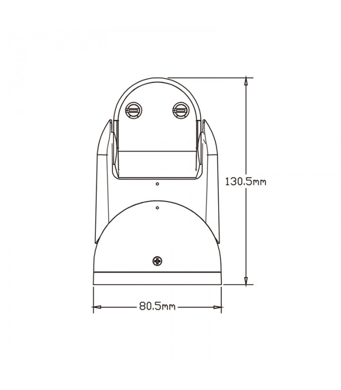 Detector Movimiento Proin De Pared/Techo 12m IP44 Blanco