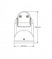 Detector Movimiento Proin De Pared/Techo 12m IP44 Blanco