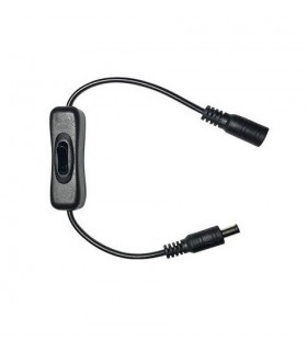 Conector Macho A Hembra DC + Interruptor