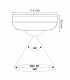 Detector Movimiento Ledme de Techo 6m IP20 Blanco