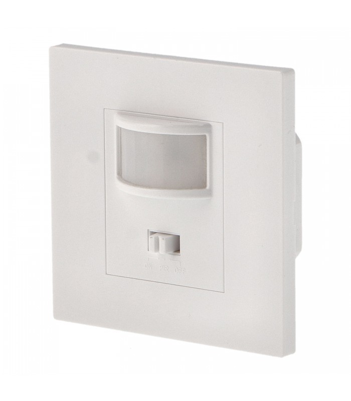 Detector Movimiento LEDME Square Empotrable Pared 9m IP20 Blanco