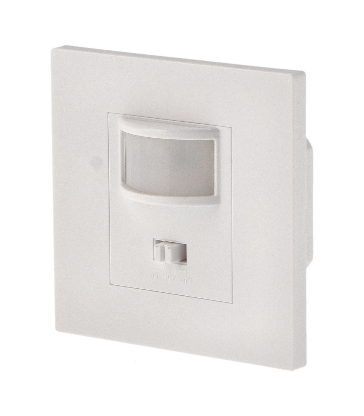 Detector Movimiento LEDME Square Empotrable Pared 9m IP20 Blanco