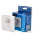 Detector Movimiento LEDME Square Empotrable Pared 9m IP20 Blanco
