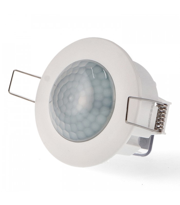 Detector Movimiento Ledme Empotrar Techo 6m IP20 Blanco