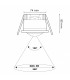 Detector Movimiento Ledme Empotrar Techo 6m IP20 Blanco