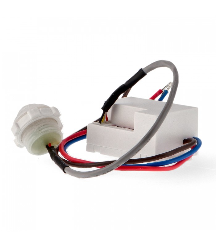 Detector Movimiento LEDME Mini Empotrable 6m IP20 Blanco