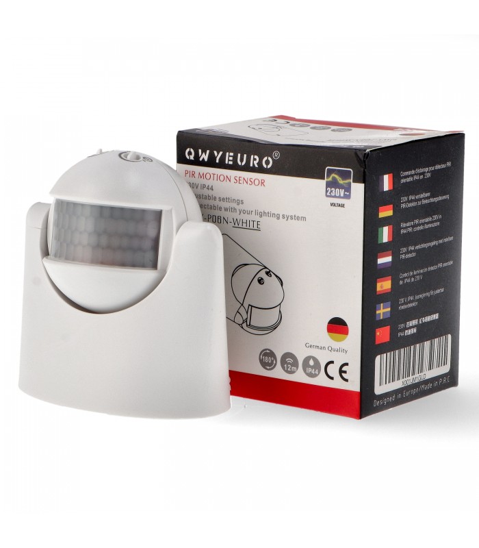 Detector Movimiento Superfix De Pared/Techo 12m IP44 Blanco