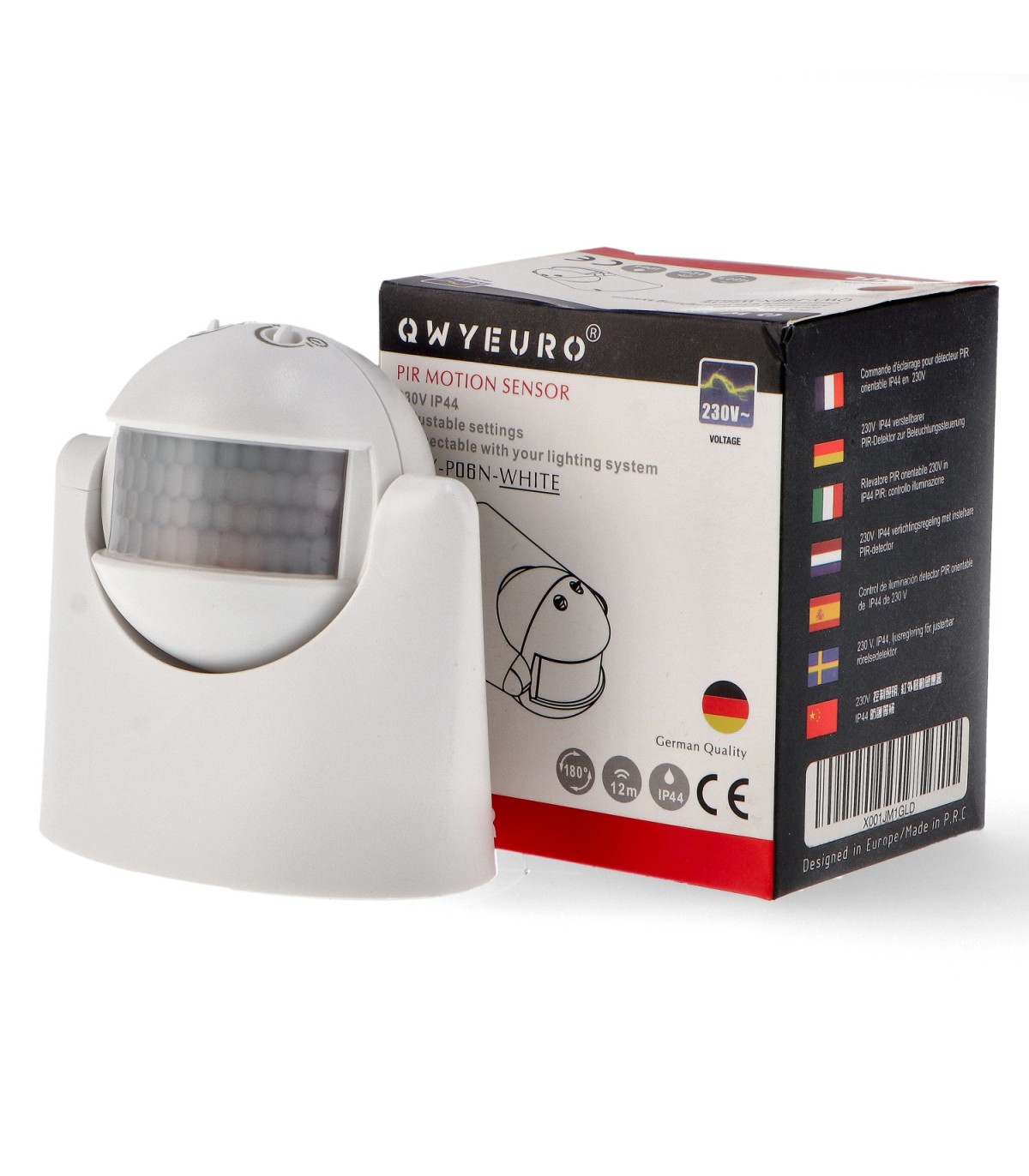 Detector Movimiento Superfix De Pared/Techo 12m IP44 Blanco