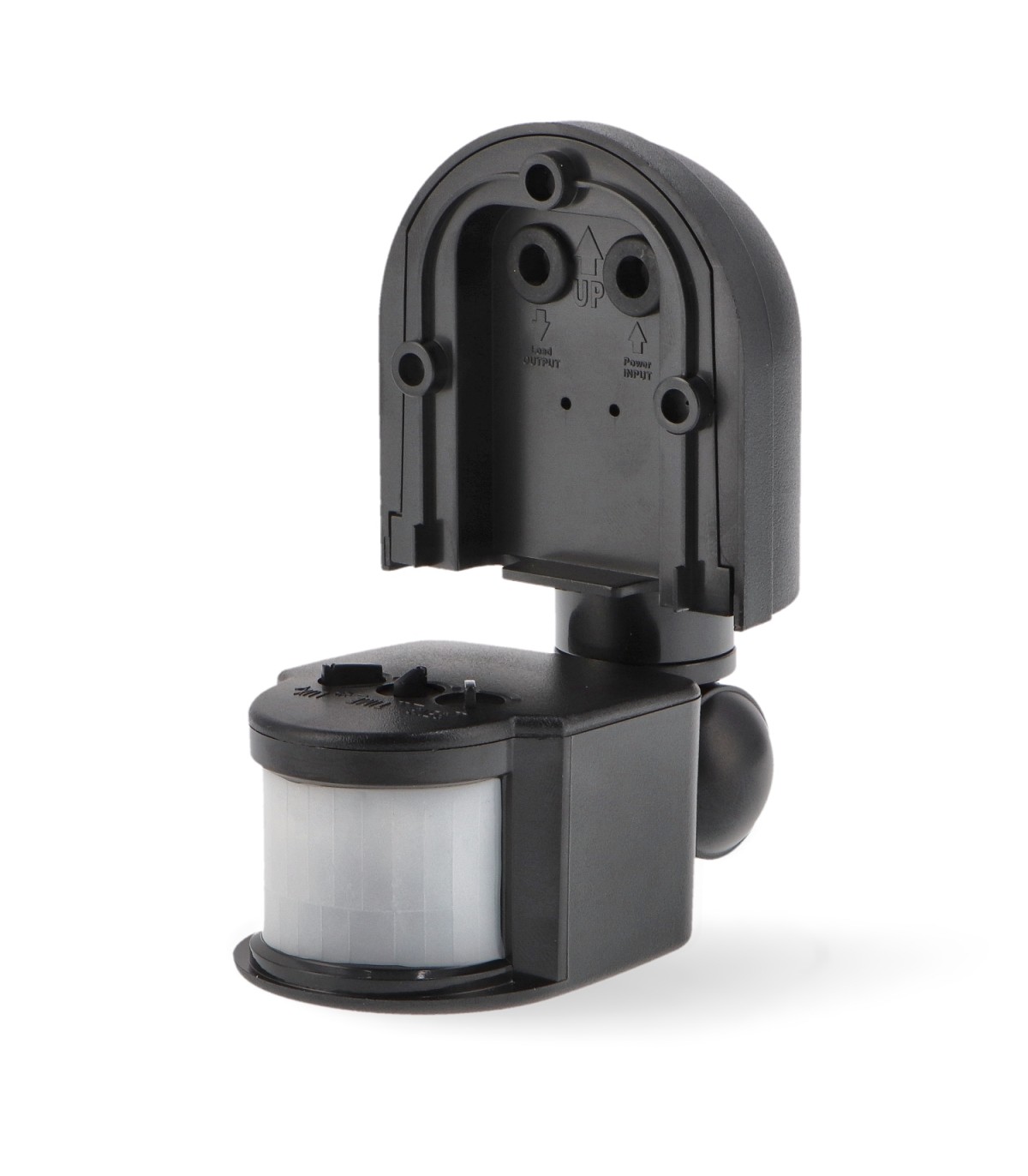 Detector Movimiento Qwy De Pared/Techo 12m IP44 Negro