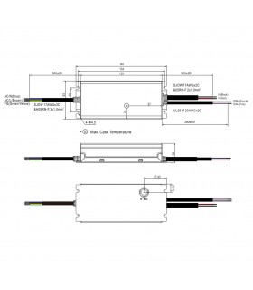 Fuente Alimentación Mean Well 100W 27~56VDC 2.1A IP67 XLG-100-H-AB