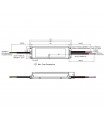 Fuente Alimentación Mean Well 240W 27~56VDC 4.28A IP67 XLG-240-H-AB