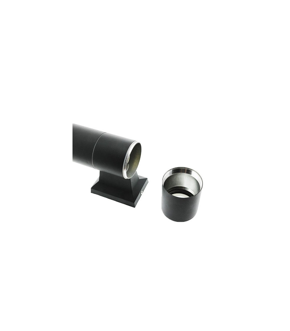 Aplique de pared Black Tube IP54 2xGU10