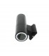 Aplique de pared Black Tube IP54 2xGU10