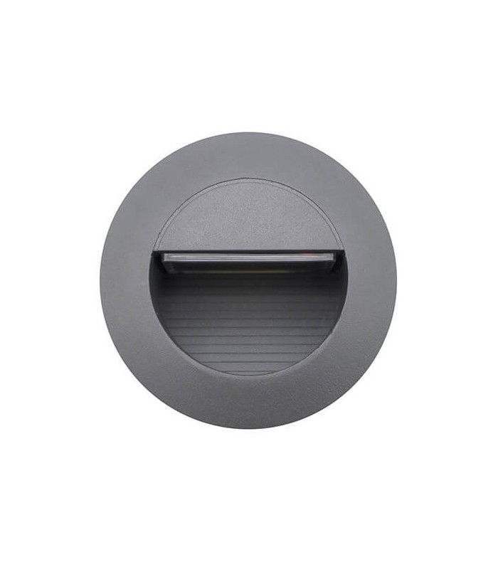 Baliza Led De Empotrar Circle 3W 240LM 36º IP54 Gris