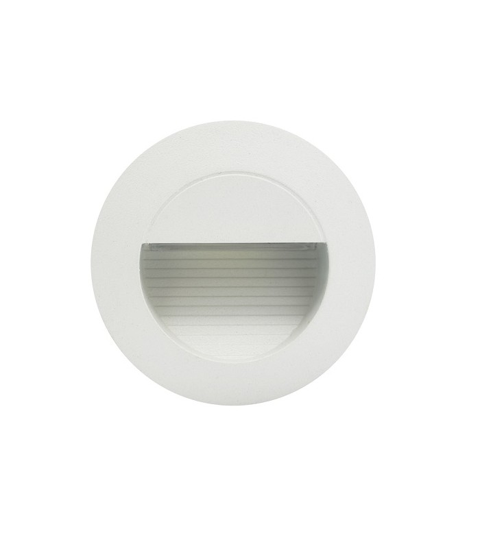 Baliza Led De Empotrar Circle 3W 240LM 36º IP54 Blanca