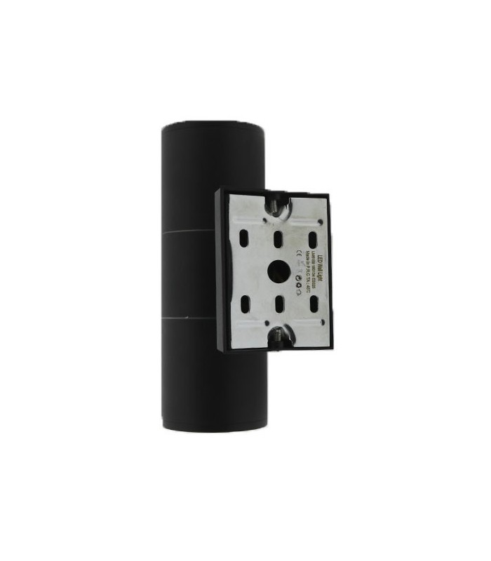 Aplique de pared Black Tube IP54 2xGU10