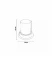 Foco Empotrable Orientable TUBE 12W 1320Lm 36º IP20