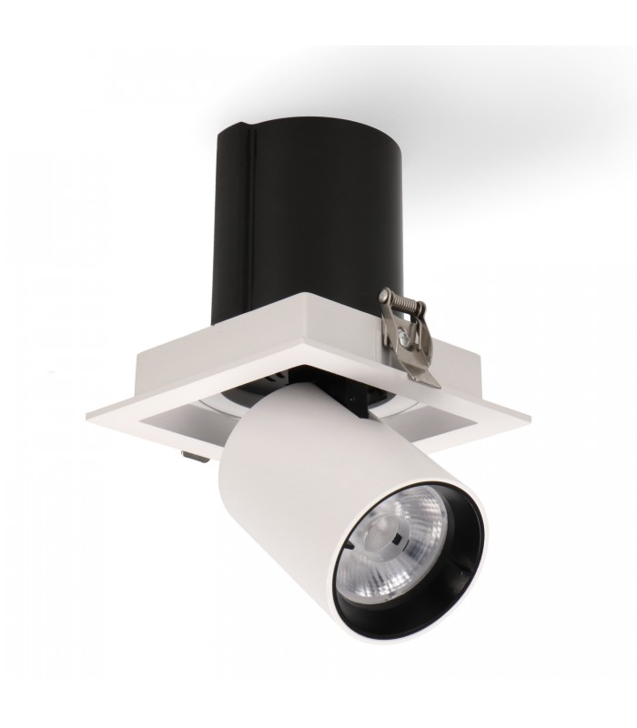 Foco Empotrable Orientable TUBE Square 12W 1320Lm 36º IP20