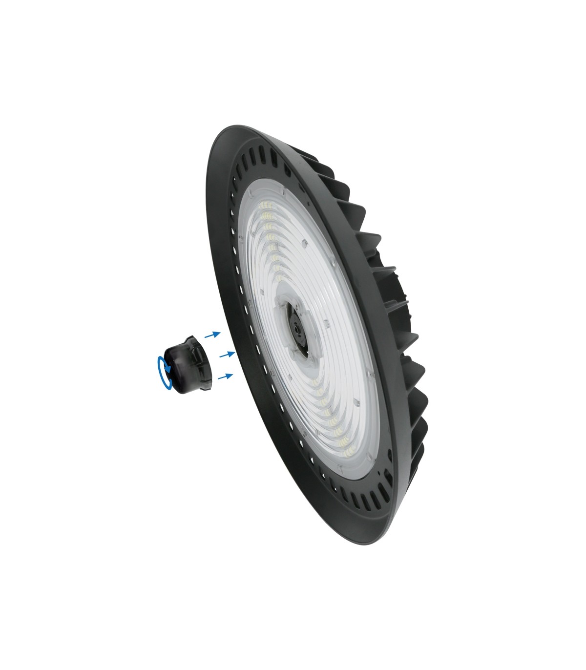 Campana UFO SERIE A Osram/Lifud 0-10V  200W 36000Lm 90º IP65