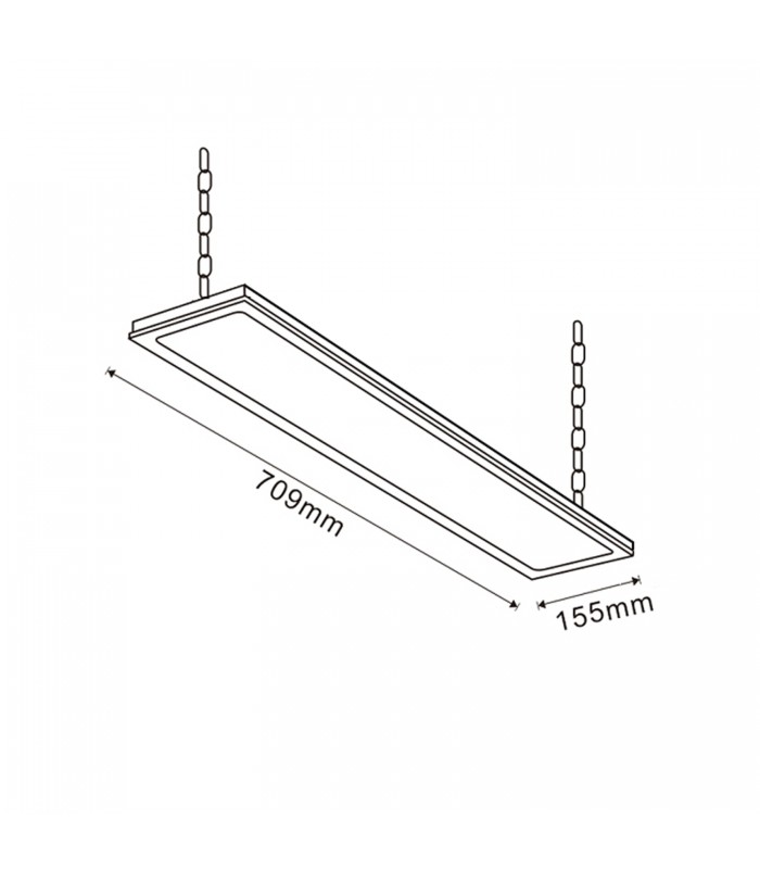 Campana Lineal SPACE 200W 30000Lm 150º IP65