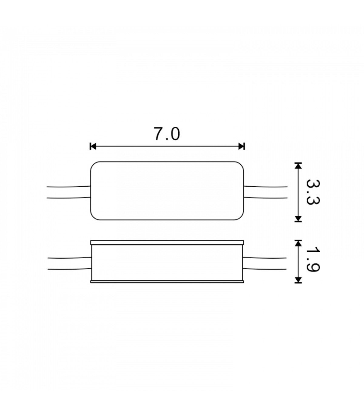 Driver 9W OUT DC24-42V 280Ma IP20
