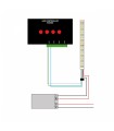 Controlador M-4000 para Tira Digital 5-12-24VDC IP20