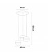 Lámpara De Techo CURLING 108W 6800LM IP25 CCT