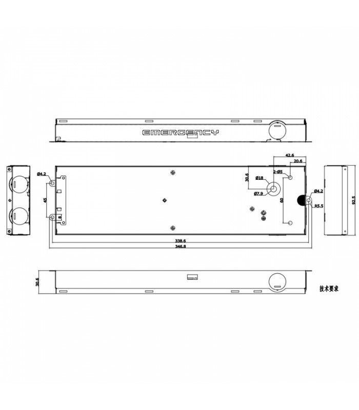 Kit de Conversion de Emergencia LIFUD Hasta 50W Lf-Gsp012Yg