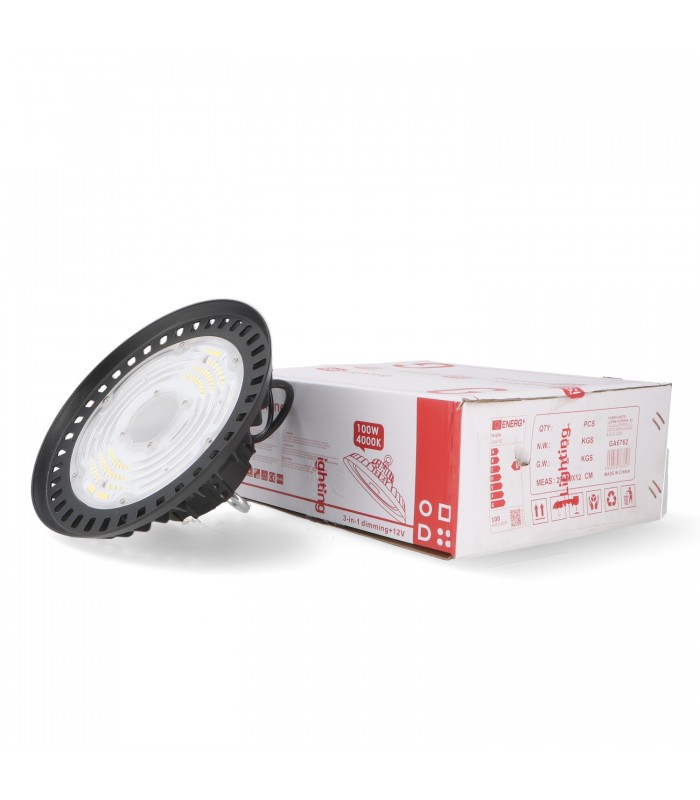 Campana UFO SERIE A Osram/Lifud 0-10V  100W 18000Lm 90º IP65