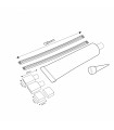 Cable Adaptador Para Tira Led 220Vac Bergamo Rgb