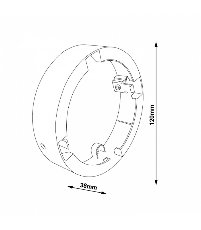 Aro de Superficie Para Downlight Led Advance 9W