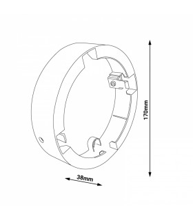Aro de Superficie Para Downlight Led Advance 18W