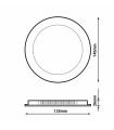 Downlight Led Advance 12W 1200Lm IP20 CCT