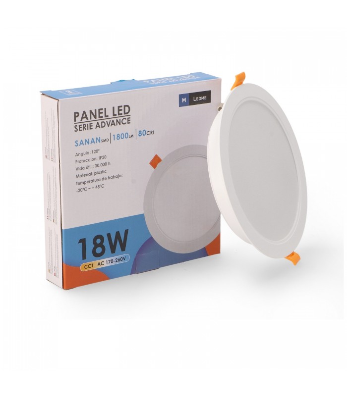 Downlight Led Advance 18W 1800Lm IP20 CCT