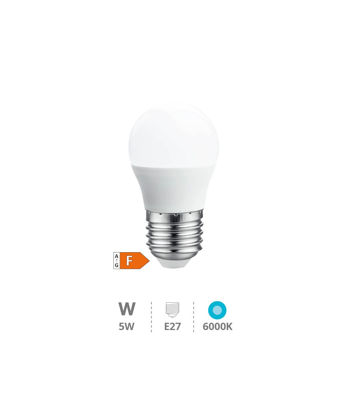 Bombilla Led 12-24V 5W 485LM E27