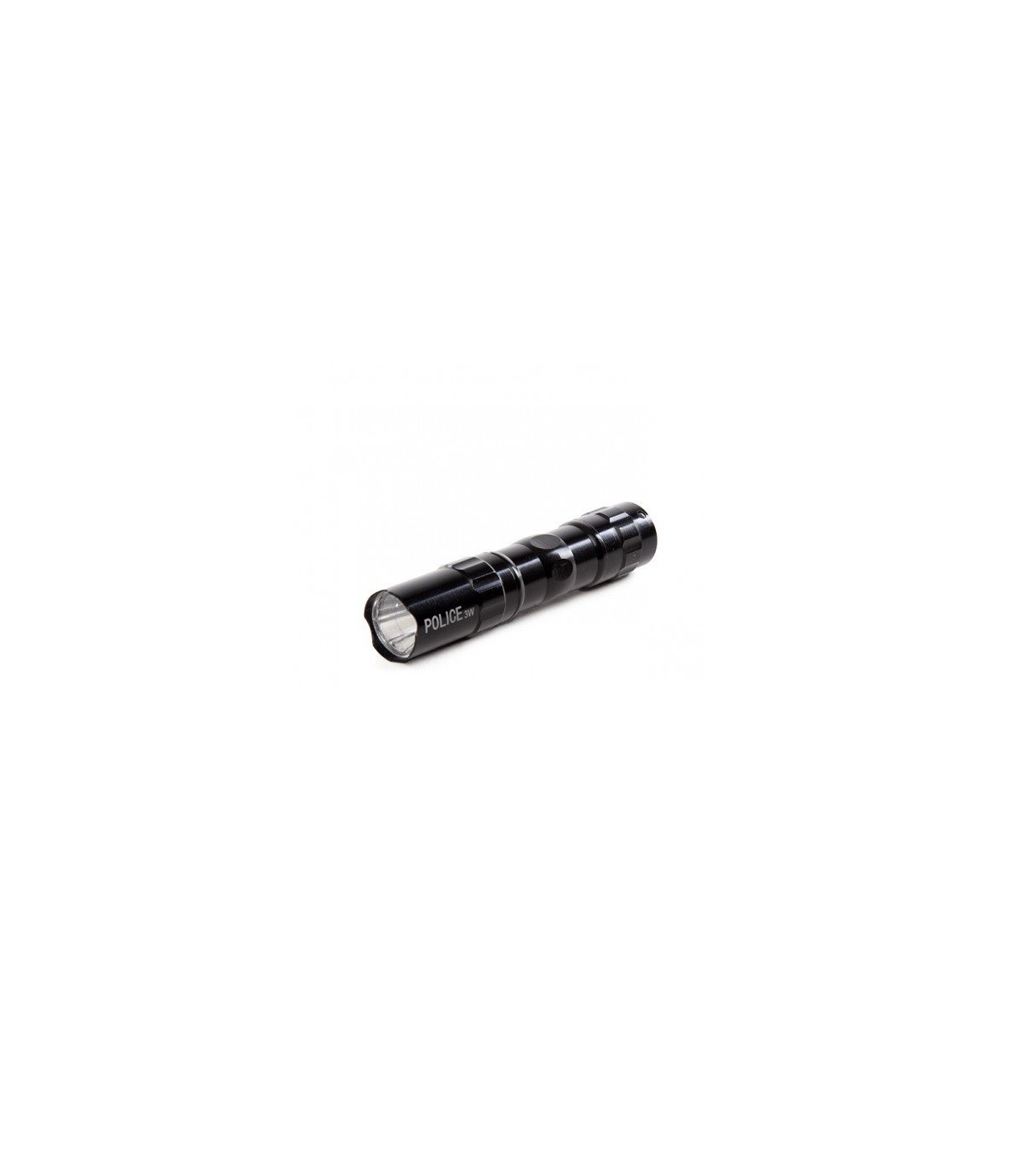 Linterna Mini LED 3W 100Lm Sumergible Negro 1xAA