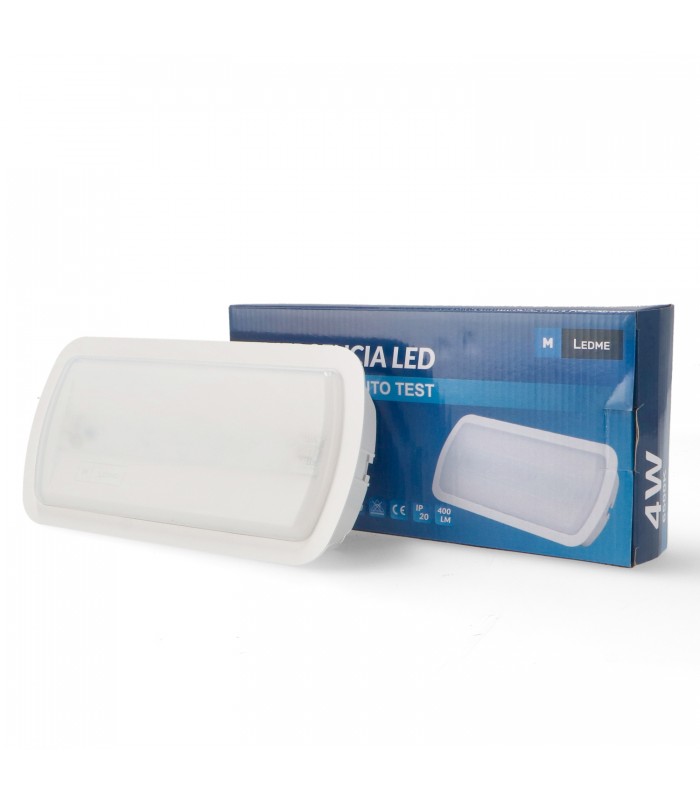Emergencia Led 4W 400Lm IP20 Sup/Emp Autotest/Permanente/No Permanente