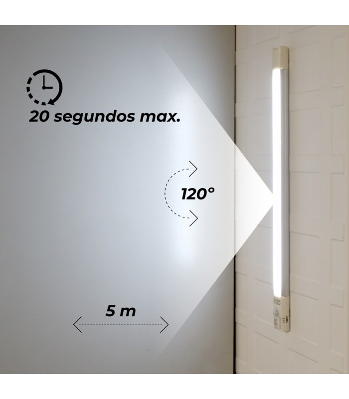 Barra Lineal Armario con Sensor 1W Osram