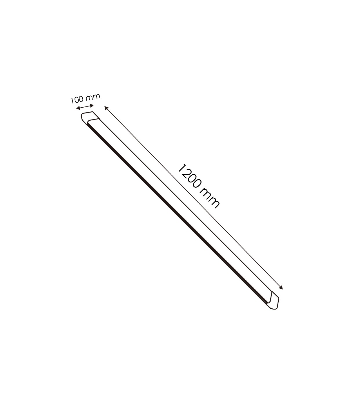 Regleta SlimLine 90W 7600Lm 120cm IP20