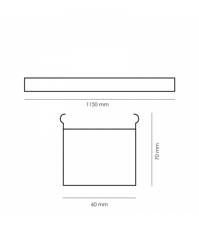 Lineal Barcelona Blanco 40W 4800Lm UGR19 CCT