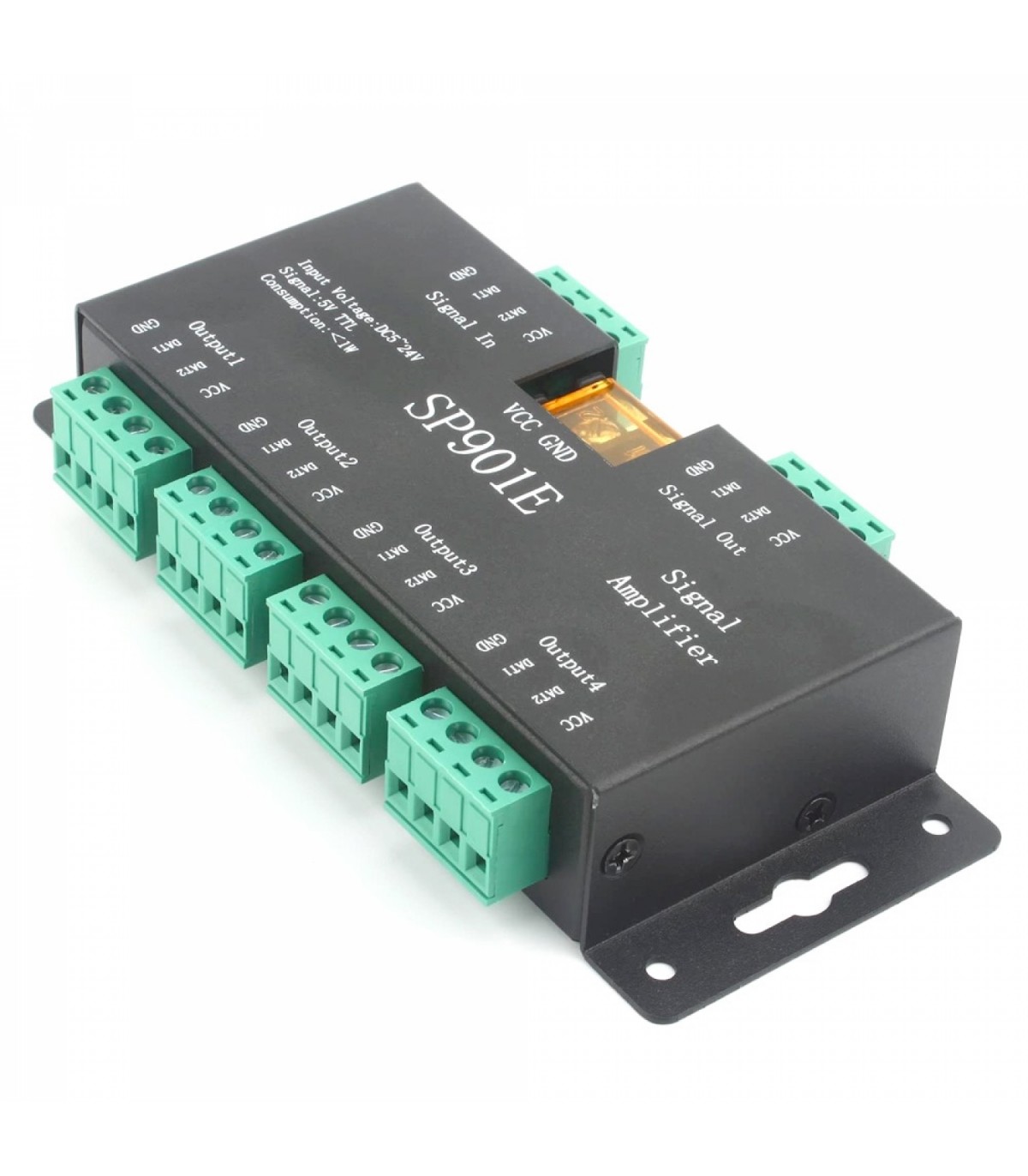 Amplificador de Señal Para Tira Led Digital 5-12-24VDC IP20