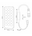 Controlador Mini Colorful Para Tira Led Digital 5-12-24VDC IP20