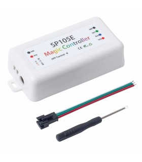Controlador Colorful Sp105E Para Tira Led Digital 5-12-24VDC IP20