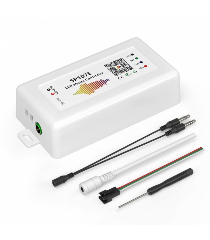 Controlador Musical Sp107E Para Tira Led Digital 5-12-24VDC IP20