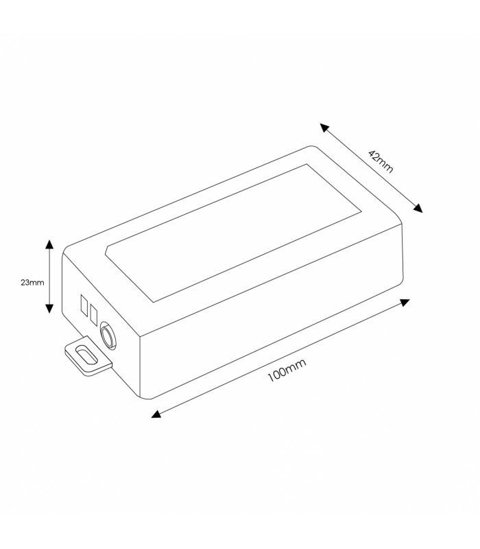 Controlador Musical Sp107E Para Tira Led Digital 5-12-24VDC IP20