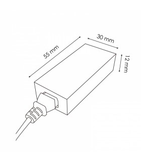 Adaptador Corriente Tiras Led 60W 12VDC